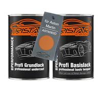TRISTARcolor Vernice per auto Kit barattolo pronto all’uso per Aston Martin AST6082D Cosmos Orange Perl X. Vernice di fondo + vernice di base 2,0 litri 2000ml