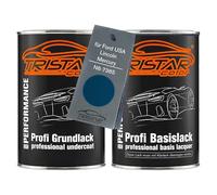 TRISTARcolor Vernice per auto Kit barattolo pronto all’uso per Ford USA/Lincoln/Mercury N6-7365 Blue Lightning Metallic Vernice di fondo + vernice di base 2,0 litri 2000ml