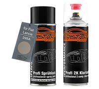 TRISTARcolor Vernice per auto Kit bombolette spray 2K per Fiat/Lancia 295A Nuovo Perla Sironi/Specchio Magio Perl Vernice di base 2 componenti vernice trasparente