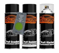 TRISTARcolor Vernice per auto Kit bombolette spray per Chrysler/Dodge/Jeep/Plymouth/Viper EHD Automatic Scan Metallic Perl vernice di fondo, di base, trasparente