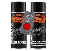 TRISTARcolor Vernice per auto Kit di bombolette spray per Alfa Romeo 185A Rosso Giulietta/Giulietta Red vernice di fondo vernice di base bomboletta a spruzzo 400ml
