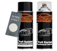 TRISTARcolor Vernice per auto Kit di bombolette spray per NCS S1002-Y Warm Beige vernice di base vernice trasparente bomboletta a spruzzo 400ml