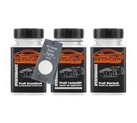 TRISTARcolor Vernice per auto Kit stilo di ritocco per Lexus/Scion/Toyota K1X Crystal White Perl/Pearl White Perl Vernice di fondo vernice di base vernice trasparente ognuno 50ml