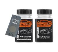 TRISTARcolor Vernice per auto Kit stilo di ritocco per Seat LF8H Beige Sahara Metallic Vernice di base vernice trasparente ognuno 50ml