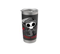 Triste mietitore morte libero abbracci facile divertente costume di Halloween Bicchiere termico in acciaio inox doppia parete