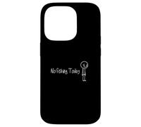Triste Stick Figure Amante della pesca No Fishing Today Fathers Day Custodia per iPhone 14 Pro