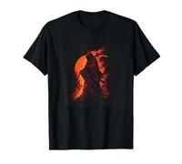 Tristo Mietitore Fuoco e Fiamme Costume Maglietta