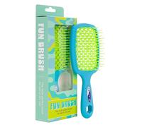 TRISWIM FunBrush Spazzola districante | Per capelli bagnati e asciutti | Spazzola piatta ventilata ad asciugatura rapida | Per capelli ondulati, ricci e lisci
