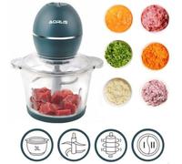 Trita carne verdure frutta sminuzza taglia tritatutto elettrico cucina 300W 3LT