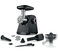 Tritacarne BOSCH MFWS430B, MultiPower, 1900 W, Velocità regolabile, Materiali di Lunga Durata, Cavi Riponibili nell'apposito Spazio, Tanti Accessori Inclusi tra cui Ciotola, Pestello, Spremiagrumi e P