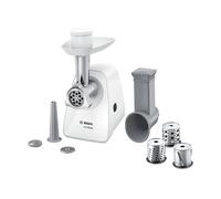 MOPING CEATURA - BOSCH - MFW2514W SmartPower - Bianco - Motore bloccato 1500 W - 1,7 kg/min - 2 griglie per elicotteri - grigio/emincer