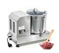 Tritacarne Commerciale & Tagliaverdure Elettrico, con Coperchio Sicurezza Trasparente per Monitoraggio in Tempo Reale, Motore 1800W Gestisce Arachidi, Carne, Verdure Efficientemente(9L)