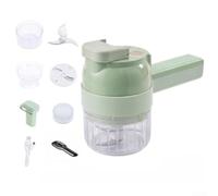 Tritacarne Elettrico 5-in-1 Fili per Verdure Tritacarne Elettrico | 5 funzioni in 1: trita, sminuzza, gratta, affetta e pela; per ideale per aglio, carne e verdure varie