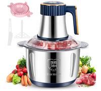 Tritacarne elettrico 5L frantoio per alimenti in acciaio inossidabile 304 affettatrice per verdure multifunzionale tritacarne robot da cucina per bambini 3L