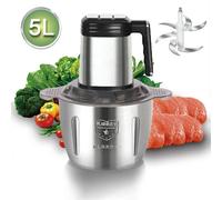 Tritacarne elettrico a 3 velocità tritacarne tritacarne in acciaio inossidabile 2/3/5L utensili affettatrice per verdure frullatore per uso domestico robot da cucina 2L
