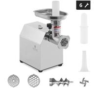 Royal Catering Tritacarne elettrico in acciaio inox- Rotazione in senso inverso - 70 kg/h RCFW 70-600ECO