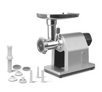 Tritacarne elettrico da 2000 W, macchina per salsicce, tritacarne con 3 piastre di taglio, include kit di tubi per insaccare salsicce, perfetto elettrodomestico da cucina per ripieno di carne in casa