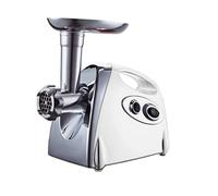 Tritacarne Elettrico Da 800 W, Insaccatrice, Passapomodoro Multifunzionale, Per Uso Domestico Con 3 Piastre Di Taglio, Tubo Per Insaccatrice E Kit Per Kubbe Da Cucina(White)
