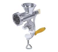 Tritacarne in alluminio Dimensioni 5 Tritacarne manuale da cucina con morsetto da tavolo Tritacarne per fare salsiccia, ripieno di carne, argento