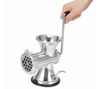 Tritacarne Manuale Alluminio, Ventosa Macinatrice per Insaccatrice per Salsicce a Manovella in Lega di per Accessorio per la Cucina Domestica per Macinazione di Carne di Maiale Manzo