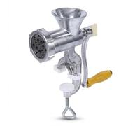 Tritacarne Manuale e Insaccatrice per Salsicce, Tritacarne a Manovella in Lega di Alluminio Resistente con Morsetto da Tavolo, per Macinare Manzo, Maiale e Verdure in Domestica