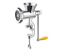 Tritacarne manuale in metallo, strumento da cucina, tritacarne a manovella, per salsicce fatte in casa, aglio, carne macinata, utensili da cucina (S)