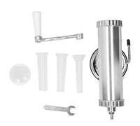 Tritacarne manuale resistente robot da professionale in lega di alluminio e salsiccia tritacarne per uso domestico Ristorante Argento 32,5 cm