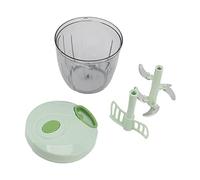 Tritacarne Manuale, Tritaverdure Manuale e Trita aglio, Utensile da Multifunzione con, Coperchio in PP per Alimenti e Contenitore in PS per Tritare, Frullare