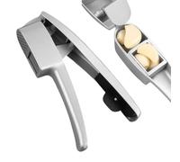 Tritacarne per aglio - Processore in alluminio - Piccolo tritatutto elettrico - per una cucina sana - Preparazione dei pasti a casa in famiglia Cucinare al forno quotidiano ristorante