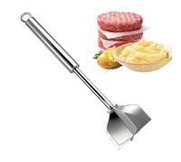 Tritacarne per Carne Macinata | Macinino da hamburger in acciaio inossidabile | Sminuzzatore per Hamburger - per la Cottura Preparazione dei pasti le Grigliate il Barbecue il Campeggio Picnic