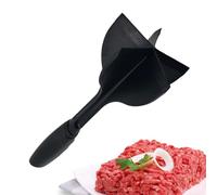 Tritacarne per hamburger, robusto schiacciapatate da cucina, manico ergonomico, multi taglierino con design antiaderente, strumento per macinare manzo, pollo, affetta, preparazione