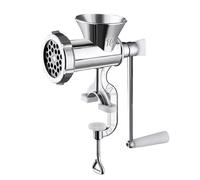 Tritacarne per uso domestico, tritatutto per carne, manuale - spinta per salsicce in lega di alluminio, tritatutto per carne, grande tritacarne, montaggio su tavolo, con macinino per C