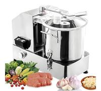 Tritacarne professionale, robot da cucina e tritatutto per verdure, tritacarne a velocità regolabile, per tritare verdure, carne, cereali, noci,6L