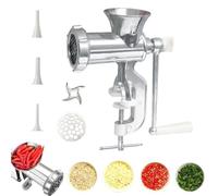 Tritacarne, robot da cucina manuale, tritacarne, adatto per casa, cucina, ristorante e affitto, nonché per agnello, peperoni, funghi, carne bovina e pollo