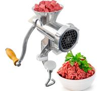 Tritacarne Trita Carne Verdure Manuale Manovella Alluminio Utensile Cucina