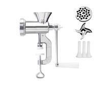 Tritacarne - Tritacarne manuale con accoppiamento salsiccia, strumento manuale | Robot da cucina multifunzionale per et, taglierina facile da pulire per carne, verdure, aglio, cucina