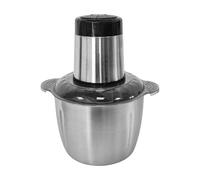 Tritacarne - Tritatutto Elettrico Per Aglio,Robot da Cucina 2L Compatto In Acciaio Inox Per Tritare Cipolla Preparazione di Pasti Cucina Casa Hamburgers