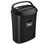 Tritacarte Distruggi documenti ufficio, VidaTeco Trituratore a 14 Fogli a Taglio Incrociato con Funzione Distruggi CD e Carte di Credito, Design con Impugnatura Portatile e Cestino da 25 litri