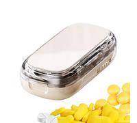 Tritacomprimere,Attrezzo Portatile Per Tagliare Pastiglie - Taglia Compresse Multifunzionale Per Ospedale Casa Viaggi Scuola Anziani Adulti Bambini Per Tutta La Famiglia