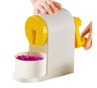 Tritaghiaccio a manovella, utensile portatile da cucina per la casa, macchina per tritaghiaccio, per dormitorio, appartamento, vacanze, feste, vacanze, uso quotidiano, palla di neve, whisky