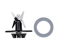 Tritaghiaccio con 4 lame in acciaio inox temprato for miscelazione e taglio, compatibile con CUISINART, pezzi di ricambio for frullatore e spremiagrumi.