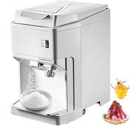 Tritaghiaccio elettrico da 460 W | Macchina per granite da 120 kg/ora con spessore regolabile | Design completamente aperto per una facile pulizia | Uso domestico, in cucina e commerciale