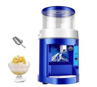 Tritaghiaccio Elettrico da Tavolo, Produttore Automatico di Granita, Spessore Regolabile, velocità di Rotazione,per Ristoranti, Feste, Snack Bar,11L
