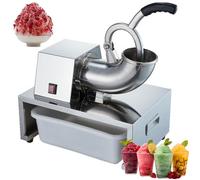 Tritaghiaccio elettrico, in acciaio inox, per granite, cocktail, frappè, tè freddo e altro ancora, 1400 giri/min, motore interamente in rame, per coni di neve, granite, cocktail, frappè, tè freddo e