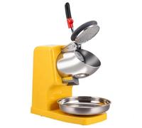 Tritaghiaccio Elettrico Professionale, Macchina Per Granite Da 300 W, Tritaghiaccio Resistente Con Lame In Acciaio Inossidabile, Design Anti-schizzi Per Bar, Ristoranti, Caffè E Casa Yellow