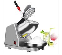 Tritaghiaccio, Macchina Elettrica for Tritare il Ghiaccio, Macchina for Coni di Neve in Acciaio Inossidabile for Gelato, Bevande Fredde, Dessert di Frutta e Cocktail, 85 kg/ora for Uso Domestico e Com