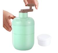 Tritaghiaccio | Macchina Manuale A Manovella - Portatile in Acciaio Inossidabile per Coni Neve,Per Casa Cucina Cocktail Bevande Famiglia Picnic Esterni