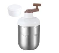 Tritaghiaccio,Macchina Per La Frantumazione Manuale Del Ghiaccio Con Manovella A Mano - Portatile in Acciaio Inossidabile per Coni Neve - Per Casa Cucina Picnic All'aperto Cocktail e Bevande