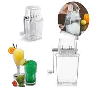 Tritaghiaccio Manuale Macchina a Manovella Lame Acciaio Granite Cocktail HM-6315