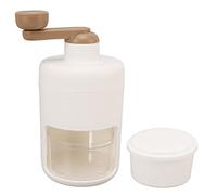 Tritaghiaccio manuale Macchina per tritare il ghiaccio a mano Macchina per cono di neve per la di casa Festa Lama durevole portatile Materiale PP PS 698g Set 5 pezzi